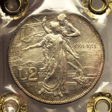 2 Lire -Ag- 1911