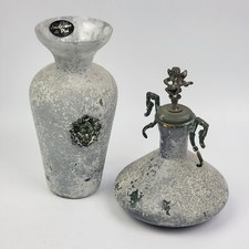 CREAZIONI ITALBOMBONIERE set di Vaso Portafiori e Potiche in vetro Soprammobili