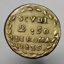Peso Monetale 2,5 Scudi 1835