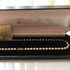 Collana perle simulate Lotus