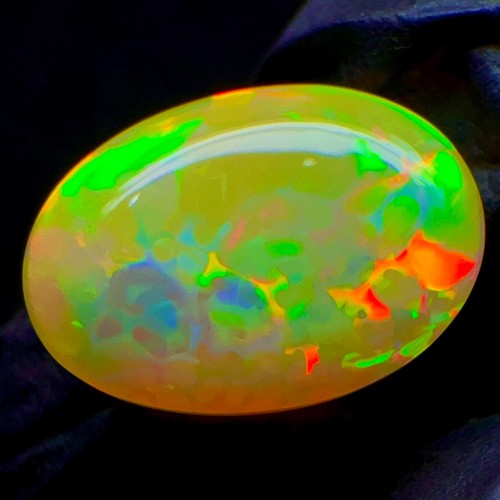 Fire opal naturale cabochon - fire,