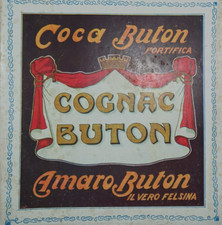COCA BUTON COGNACA BUTON LIQUORE  - PUBBLICITA' EPOCA ADVERTIS ADV-0223