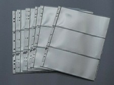 10 INSERTI A -3 SCOMPARTI TASCHE FONDO NERO  BANCONOTE X RACCOGLITORE MASTERPHIL