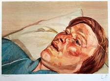 Lucian Freud Litografia COA