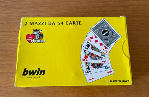 Carte gioco modiano mazzi - da,