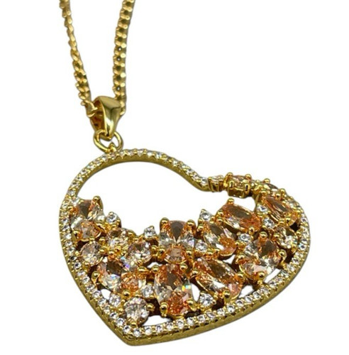 Collana femminile lunga - femminile, cuore