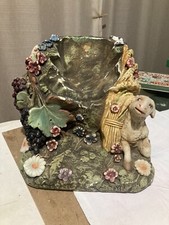 Vecchia Base Gesso Trono Per