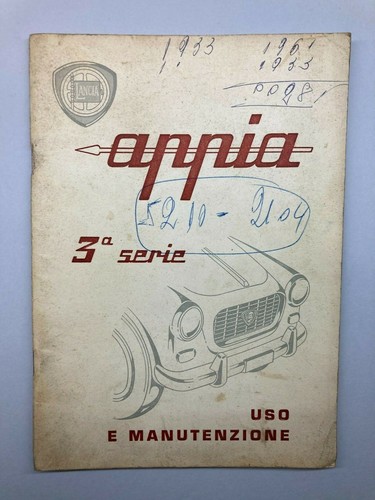 Lancia appia serie libretto - appia, 3