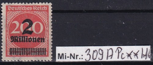 Impero tedesco michel 309 - impero, n.: