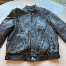 Rara giacca moto pelle marca