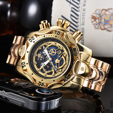 Orologio Uomo Cronografo Oro -