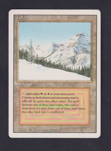 Magic mtg taiga revised - revised,