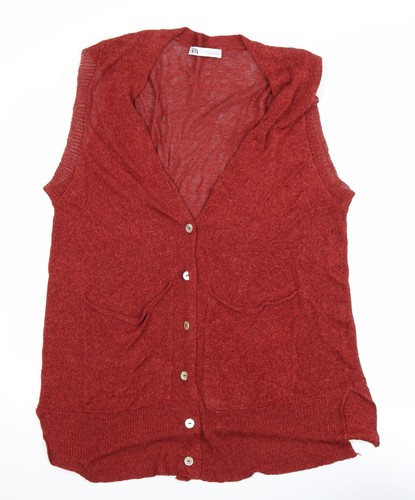 Gilet donna zara rosso senza - rosso,