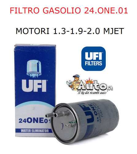 Filtro gasolio ufi fiat - gasolio,