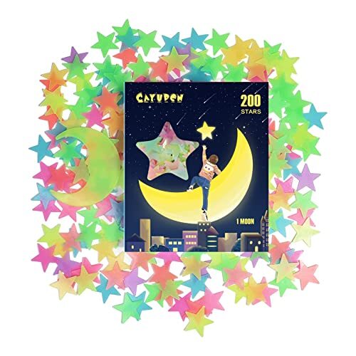 Stelle fluorescenti adesive - stelle,