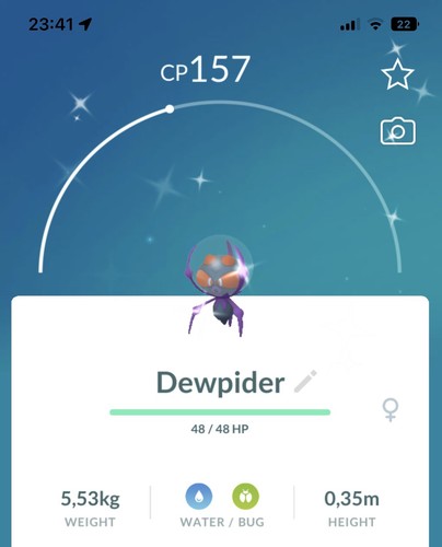 Shiny dewpider pokemon gen7 - shiny, go
