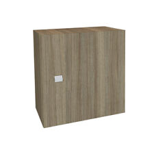 MOBILE PENSILE CUBO PER BAGNO MULTIUSO L45xP15x45H SAVINIDUE 1 ANTA ROVERE 45x45