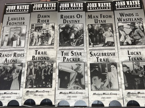 John wayne collection vhs - john,