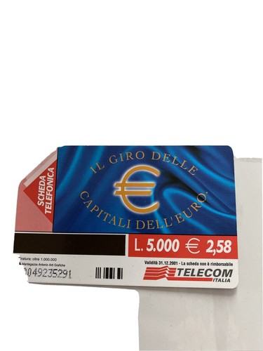 Scheda telefonica capitali - scheda, le