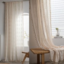 Tenda nappa all'uncinetto