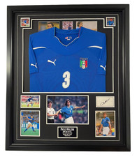 Maglia Italia Leggenda Incorniciata Paolo Maldini Firmata Card Con Maglia Autografo