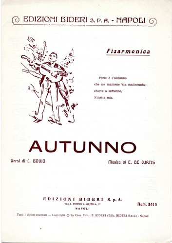 Spartito musicale napoletano