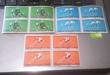 Repubblica 1962 Campionati mondiali ciclismo S.209 quartine MNH