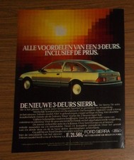 Rara Pubblicità FORD SIERRA