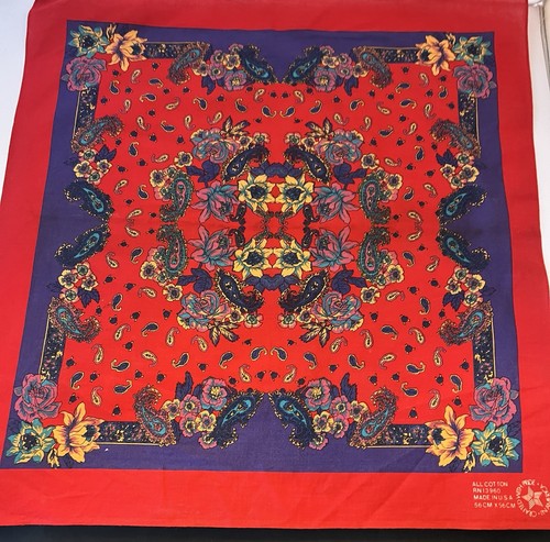 Bandana vintage cotone usa - bandana,