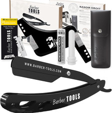 Kit Da Rasatura Uomo - Rasoio per Barba Uomo/Taglio a Mano per Barba - Con 50 La