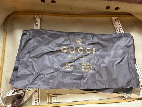Gucci valigia pelle - gucci, in