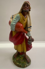 STATUINA PRESEPE VINTAGE IN CARTAPESTA "ACQUAIOLO" serie cm.30 Ditta FONTANINI
