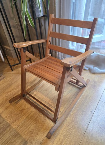 Sedia dondolo pieghevole - sedia, a