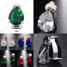 ORECCHINI CLIP ON zirconi