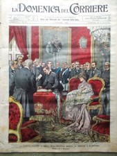 La Domenica del Corriere 7 Dicembre 1902 Krupp Ceneri di Colombo Balzac Massenet