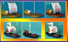 KINDER SURPRISE Chinese ships