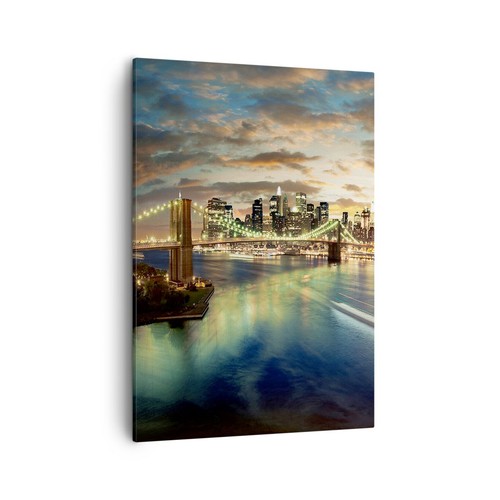 Quadro tela 50x70cm america - quadro,