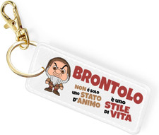 Portachiavi Brontolo Idea Regalo Sette Nani Donna Uomo Ragazza Ragazzo. Regalo D