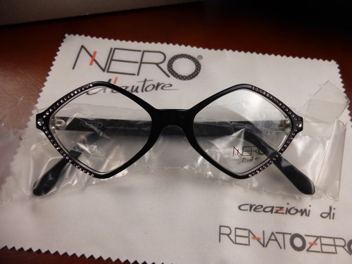 Renato zero occhiali nero - zero,