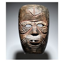 rara antica maschera rituale