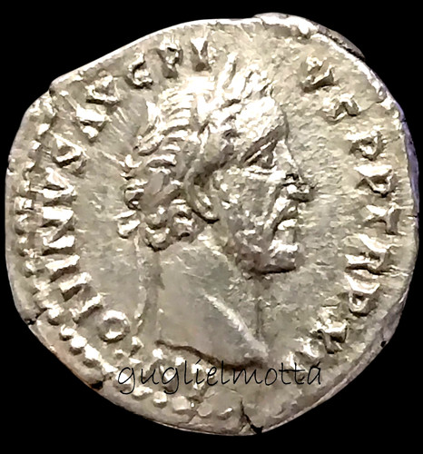Antonino pio denario con - denario, il
