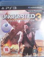 UNCHARTED 3 DRAKE'S DECEPTION PS3 USATO EDIZIONE INGLESE (NO LINGUA ITALIANA)