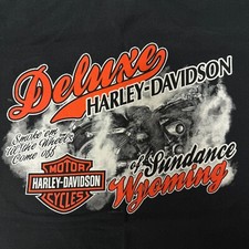 Maglietta HARLEY DAVIDSON Moto DELUXE Smoke Em Til The Wheels Come Off BIKER