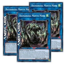 3x RAGNARAIKA MANTIS MONK (Monaco Mantide Ragnaraika) Comune • LEDE EN048 • 1Ed