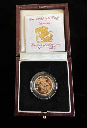 Sterlina oro proof 1993 - ,