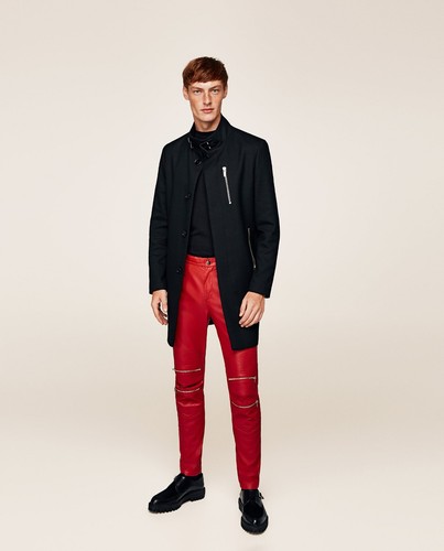 Pantalone biker zara - pantalone,