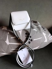 Borsa in pelle bianca pieno