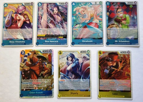 Lot cartes one piece - lot, 7