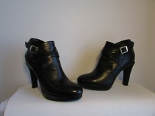 bottines max mara cuir noir 39