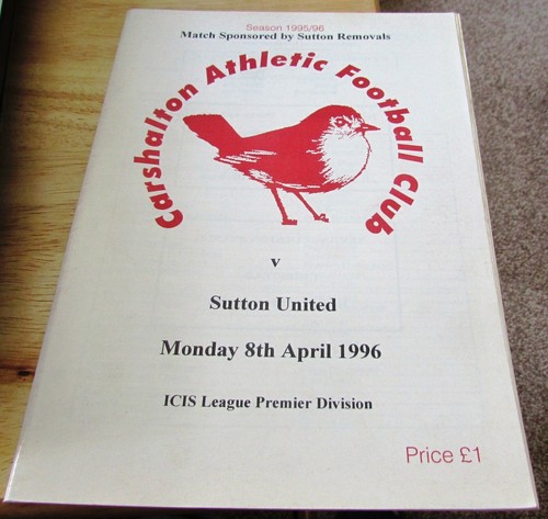 Carshalton athletic sutton - carshalton, v